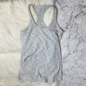Lululemon Cool Racerback Tank II  "Wee Are from Space Alpine Ice Gray Tank Top